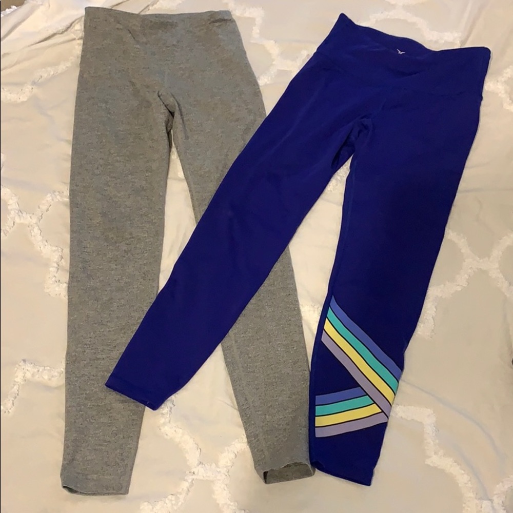 Two pairs of excellent condition yoga pants